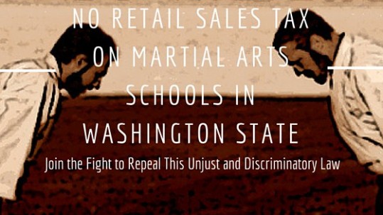 NO RETAIL SALES TAX ON MARTIAL ARTS SCHOOLS (1)